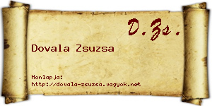 Dovala Zsuzsa névjegykártya